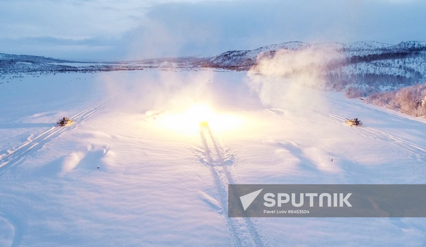 Russia Northern Fleet Drills