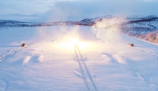 Russia Northern Fleet Drills