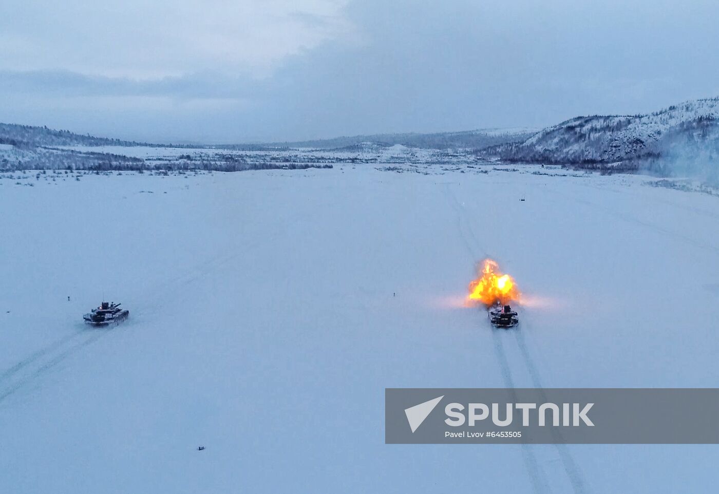 Russia Northern Fleet Drills