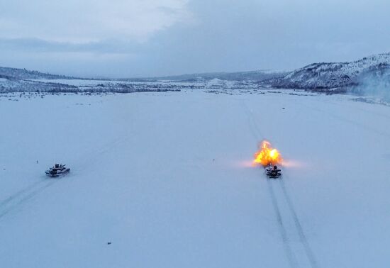 Russia Northern Fleet Drills