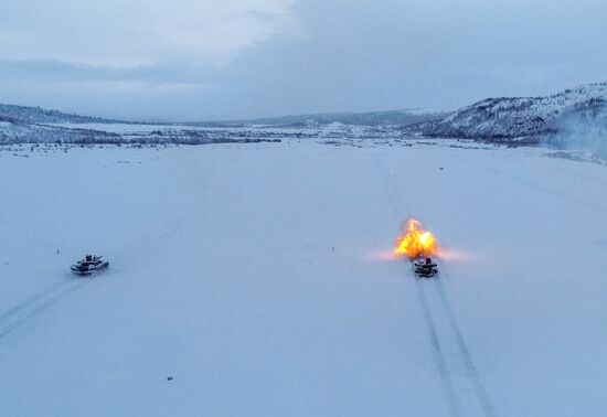Russia Northern Fleet Drills