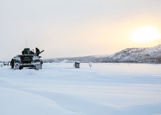 Russia Northern Fleet Drills