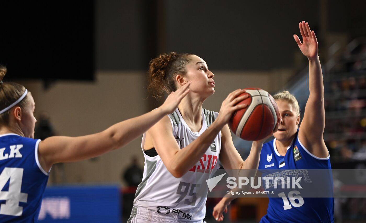 Russia Basketball Eurobasket Women Qualifiers Russia - Estonia