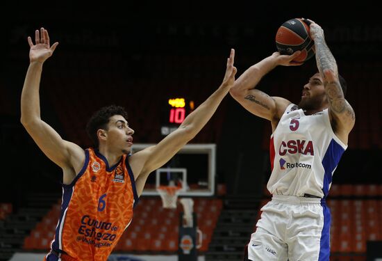 Spain Basketball Euroleague Valencia - CSKA