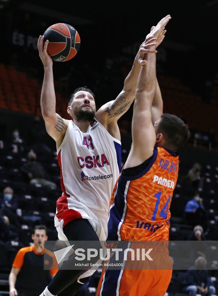 Spain Basketball Euroleague Valencia - CSKA