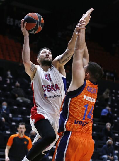 Spain Basketball Euroleague Valencia - CSKA