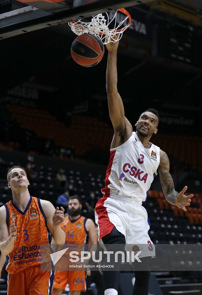 Spain Basketball Euroleague Valencia - CSKA