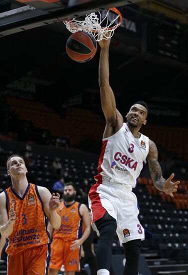 Spain Basketball Euroleague Valencia - CSKA