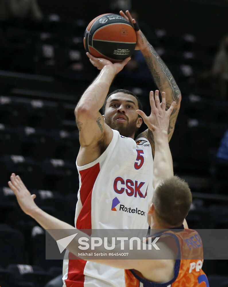 Spain Basketball Euroleague Valencia - CSKA