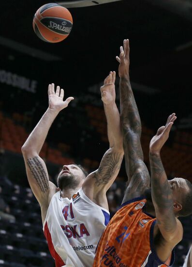 Spain Basketball Euroleague Valencia - CSKA