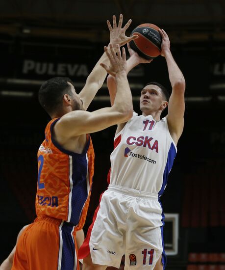 Spain Basketball Euroleague Valencia - CSKA