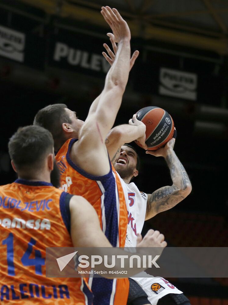 Spain Basketball Euroleague Valencia - CSKA