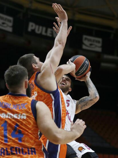 Spain Basketball Euroleague Valencia - CSKA