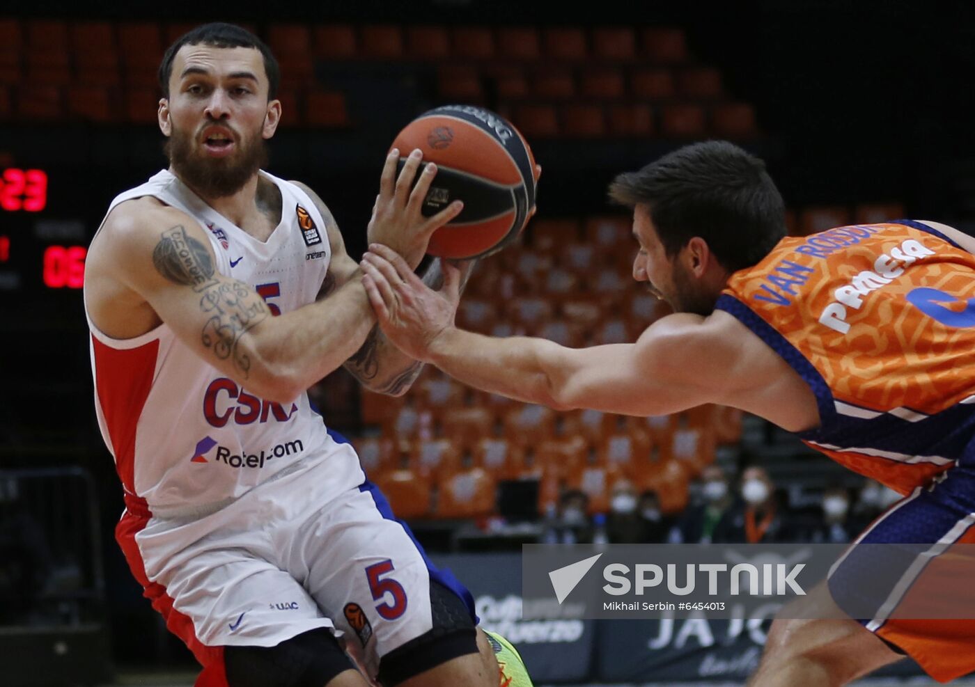 Spain Basketball Euroleague Valencia - CSKA