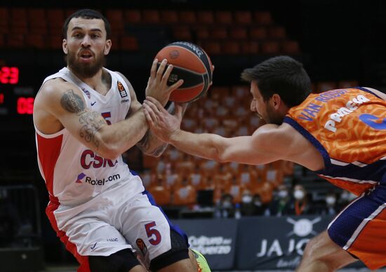 Spain Basketball Euroleague Valencia - CSKA