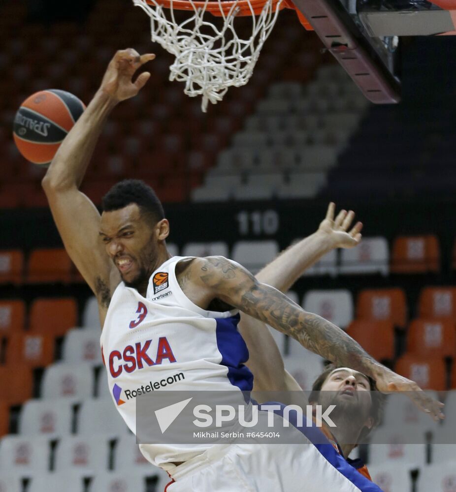 Spain Basketball Euroleague Valencia - CSKA