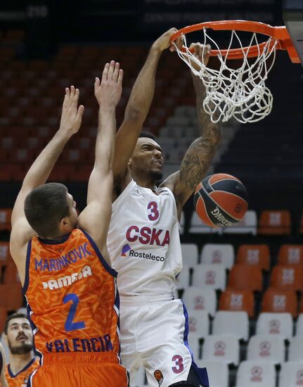 Spain Basketball Euroleague Valencia - CSKA