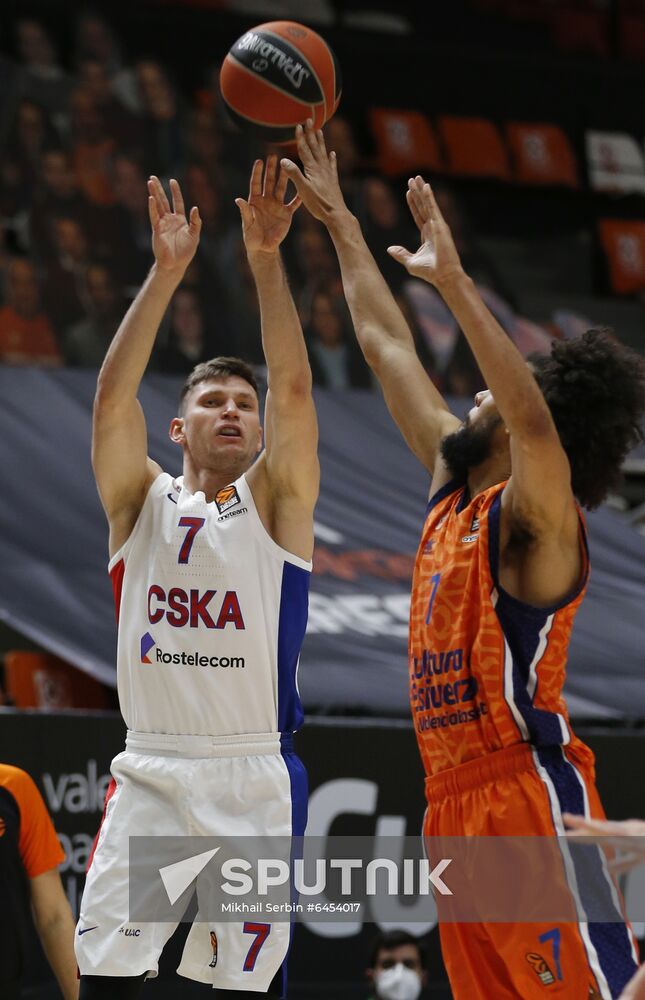 Spain Basketball Euroleague Valencia - CSKA