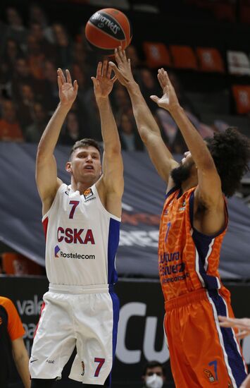 Spain Basketball Euroleague Valencia - CSKA