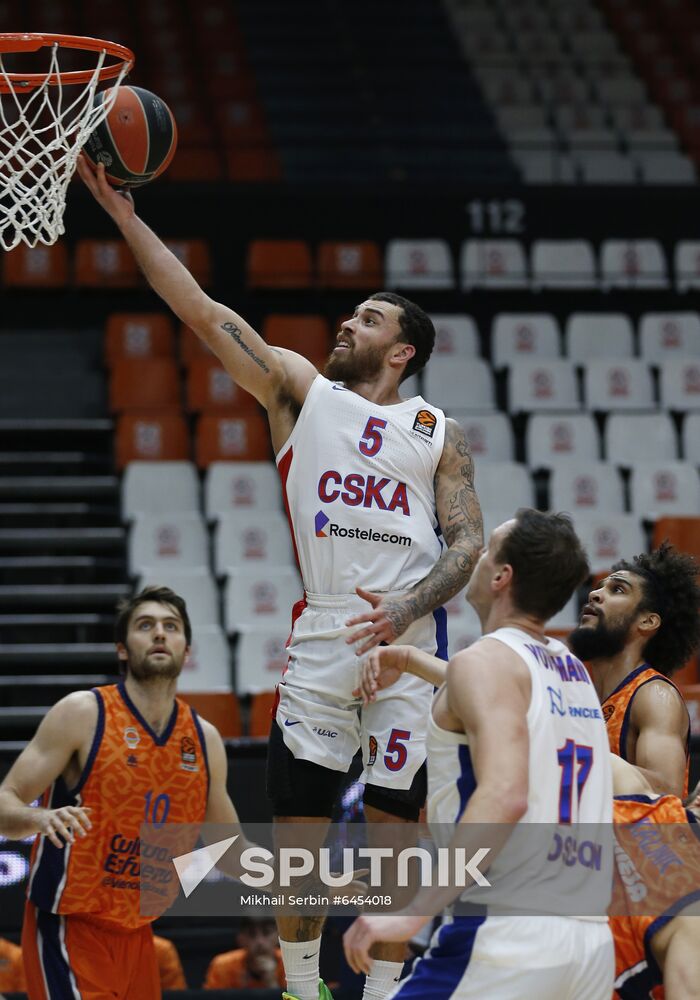 Spain Basketball Euroleague Valencia - CSKA