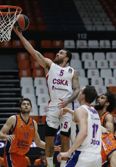 Spain Basketball Euroleague Valencia - CSKA