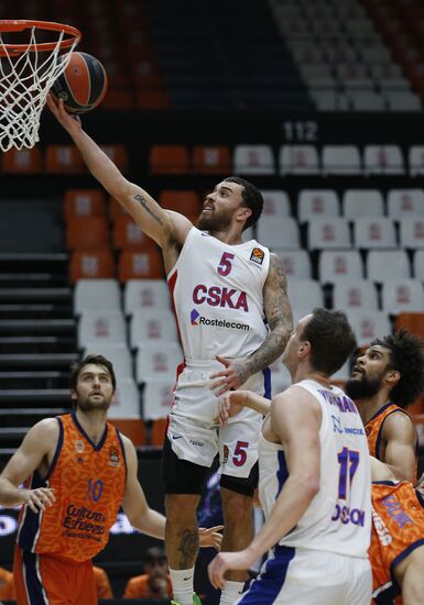 Spain Basketball Euroleague Valencia - CSKA