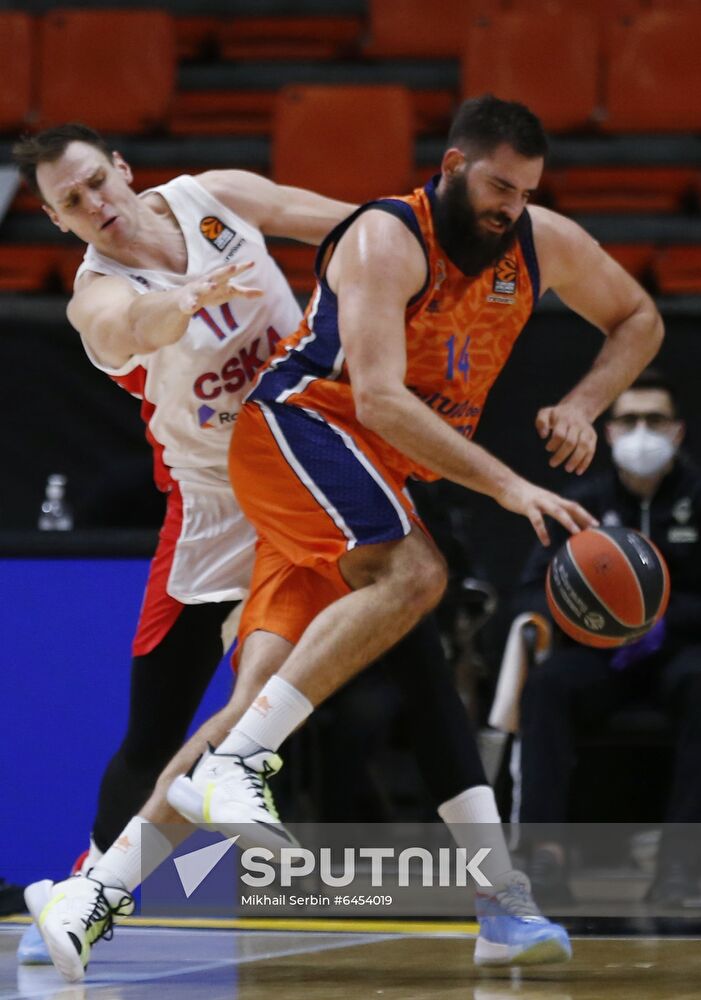 Spain Basketball Euroleague Valencia - CSKA