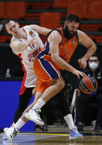 Spain Basketball Euroleague Valencia - CSKA