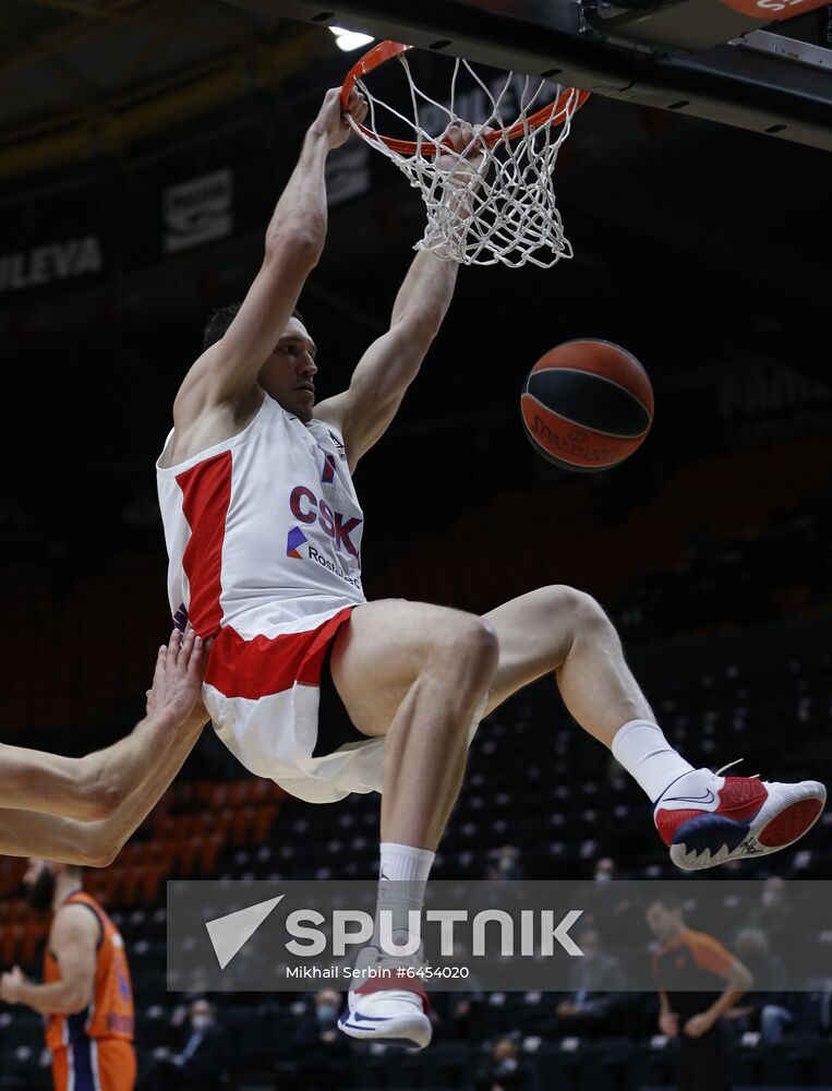 Spain Basketball Euroleague Valencia - CSKA