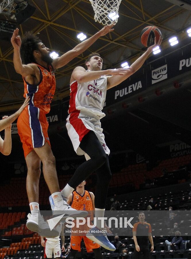 Spain Basketball Euroleague Valencia - CSKA