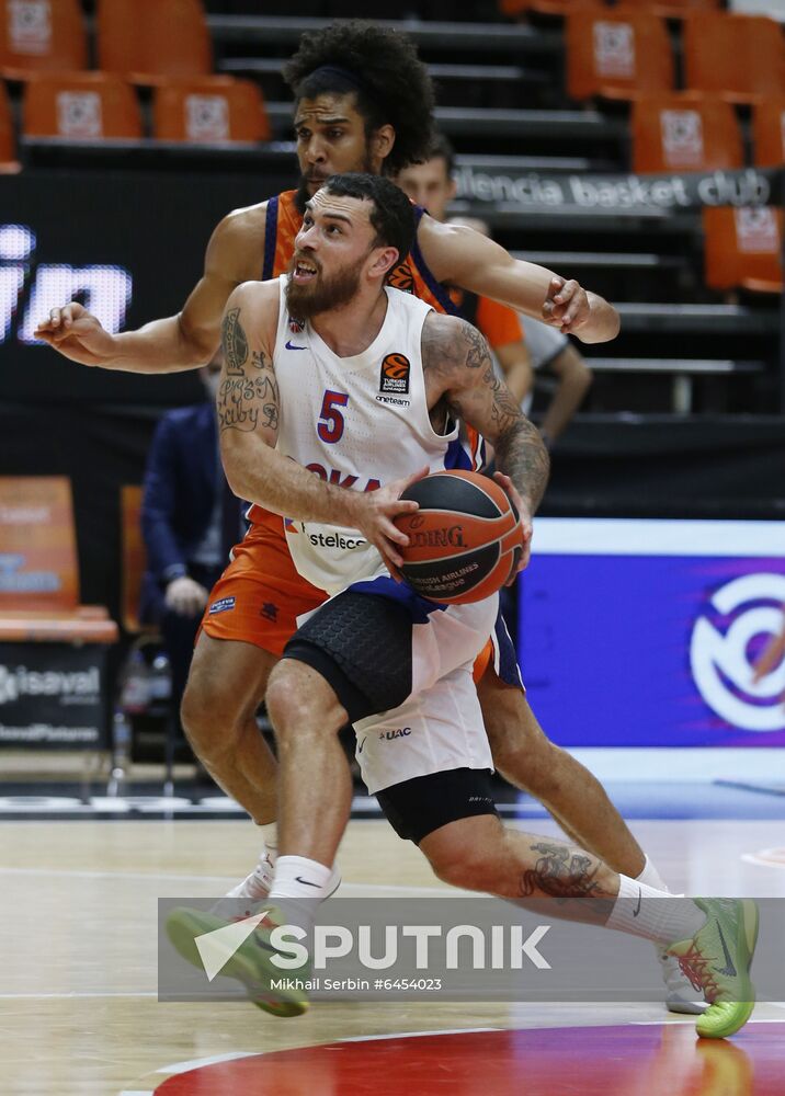 Spain Basketball Euroleague Valencia - CSKA