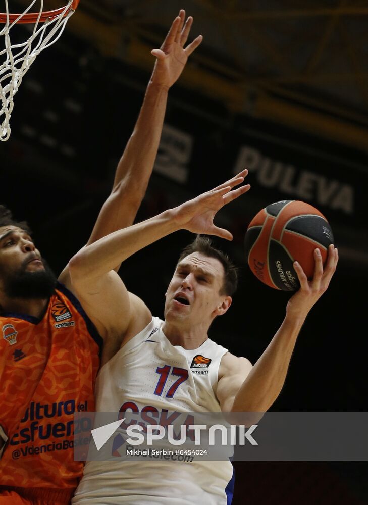 Spain Basketball Euroleague Valencia - CSKA