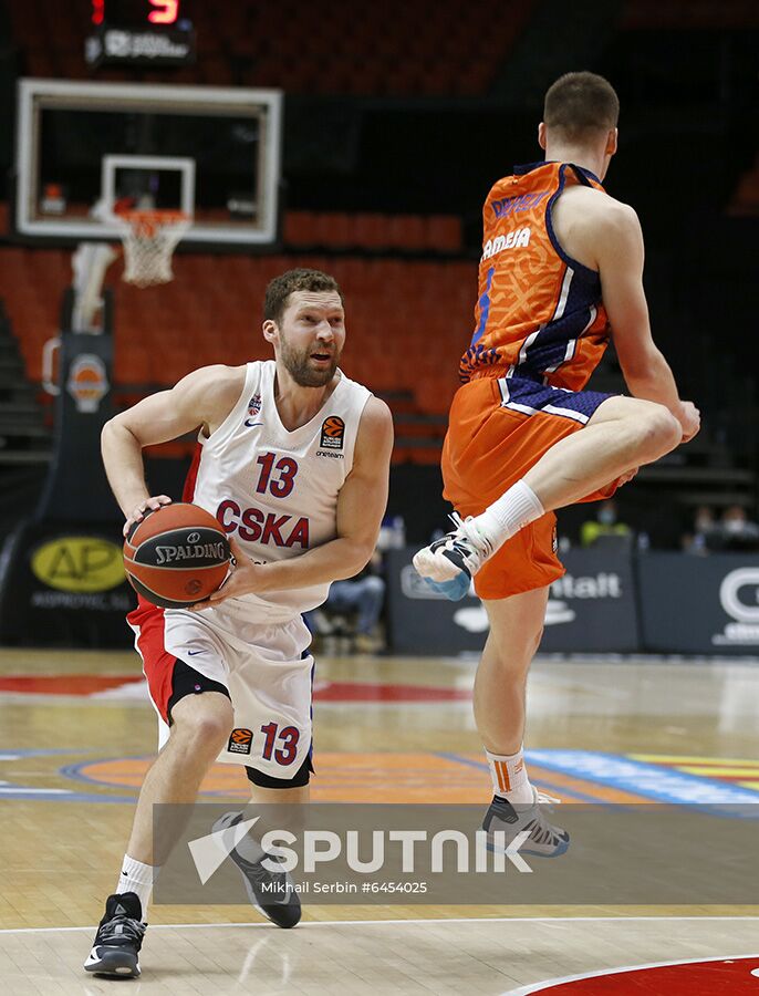 Spain Basketball Euroleague Valencia - CSKA