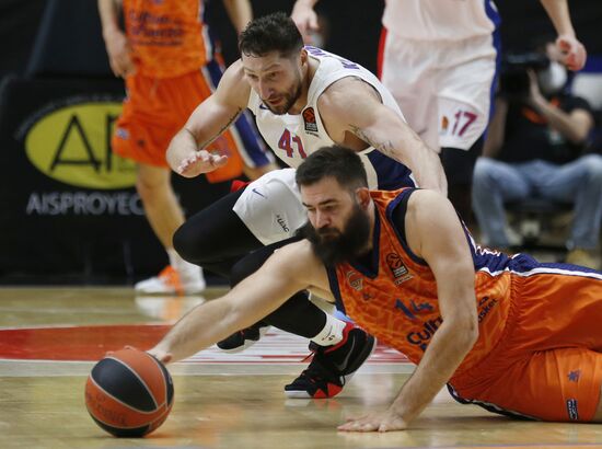 Spain Basketball Euroleague Valencia - CSKA