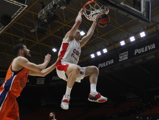 Spain Basketball Euroleague Valencia - CSKA