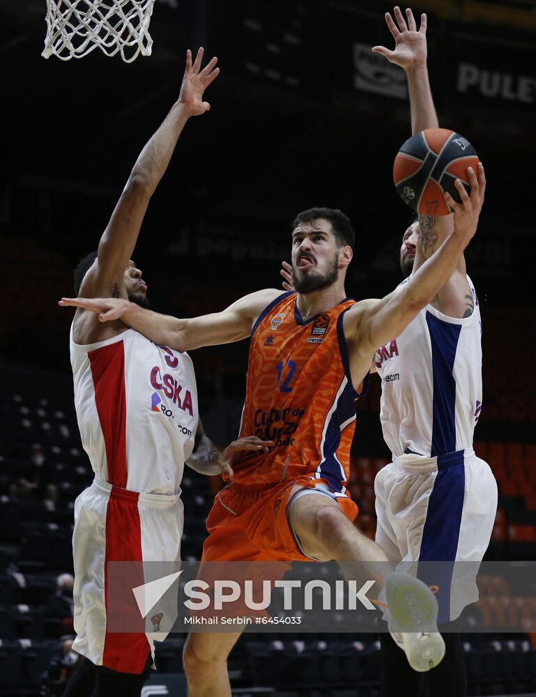 Spain Basketball Euroleague Valencia - CSKA