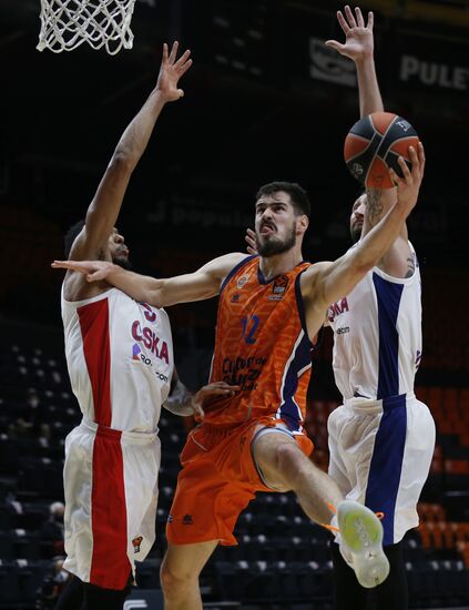 Spain Basketball Euroleague Valencia - CSKA