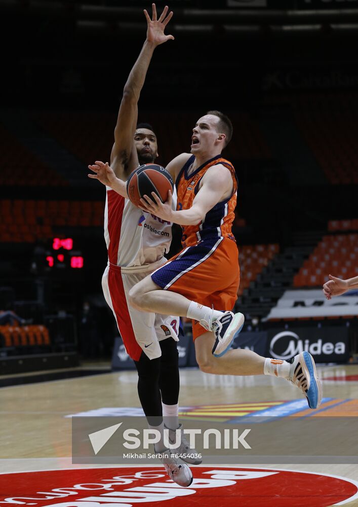 Spain Basketball Euroleague Valencia - CSKA