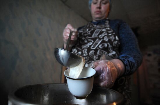 Goat farm in Tambov Region