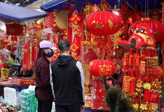 Vietnam Lunar New Year Preparations