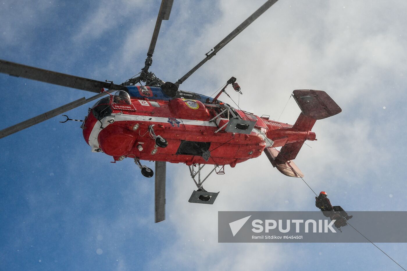Russia Air Rescue Drills