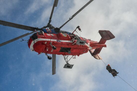 Russia Air Rescue Drills