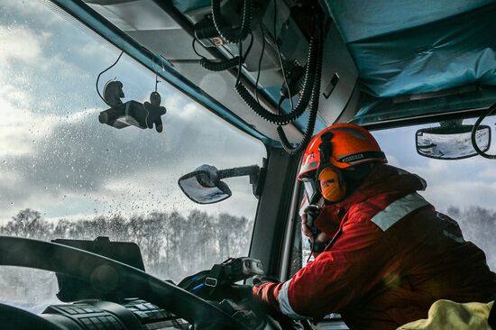 Russia Air Rescue Drills