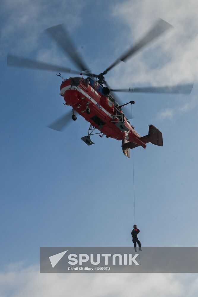 Russia Air Rescue Drills