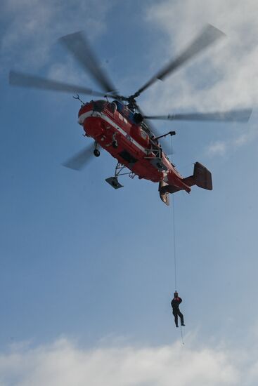 Russia Air Rescue Drills