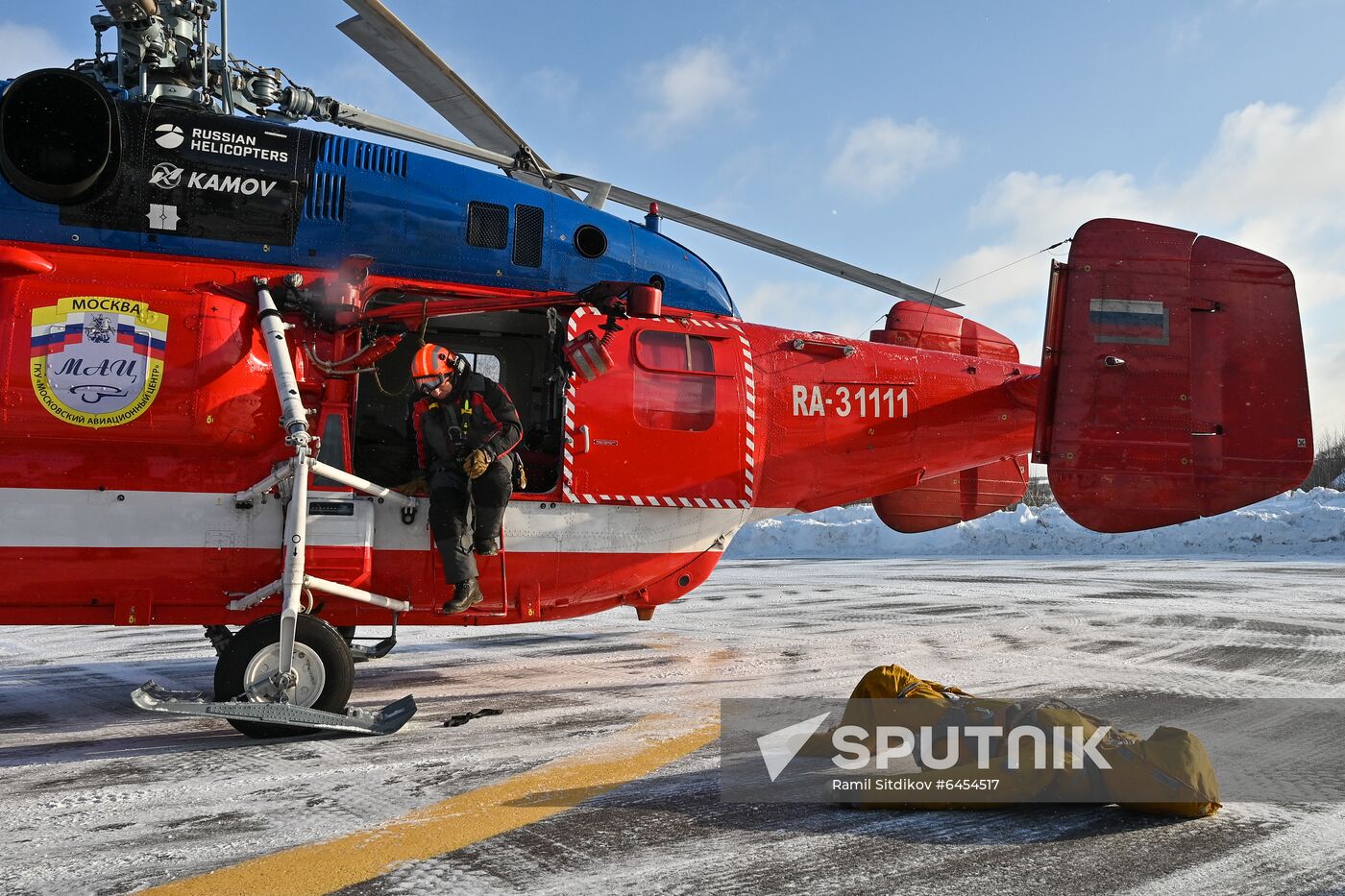 Russia Air Rescue Drills