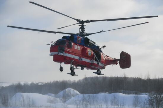 Russia Air Rescue Drills