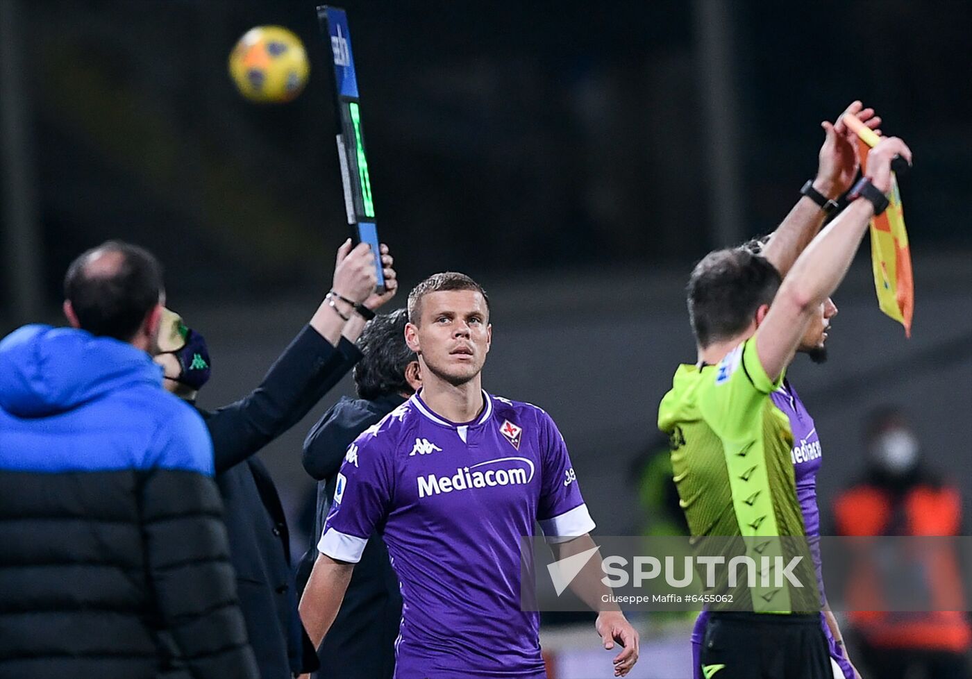 Italy Soccer Fiorentina - Inter Kokorin Debut