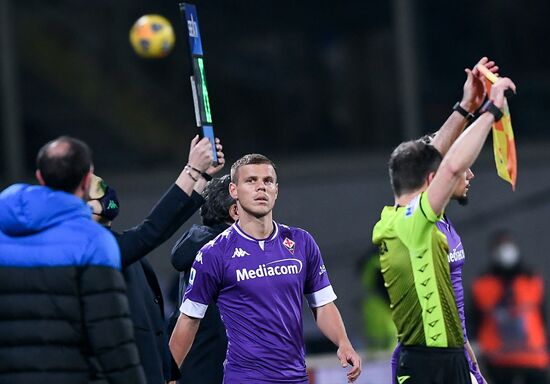 Italy Soccer Fiorentina - Inter Kokorin Debut