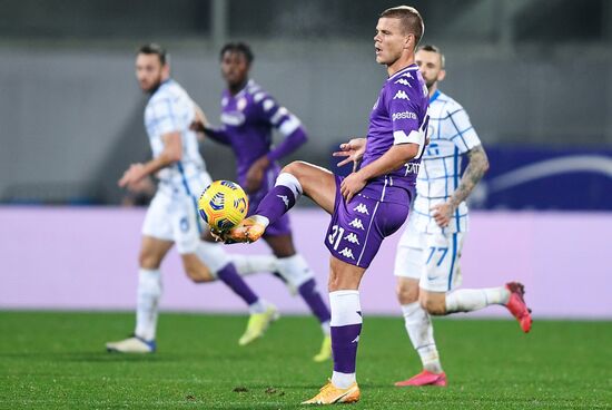 Italy Soccer Fiorentina - Inter Kokorin Debut